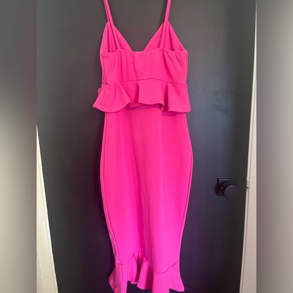 Pink Midi Spring Dress - Picture 2 of 2